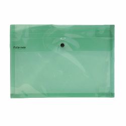 Kuverta Foldermate A4 plastična u boji s kopčom proširena Pop Gear art.405 zelena