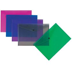 Kuverta s dugmetom, A4, PP, Foldermate Pop Gear F450-G, zelena