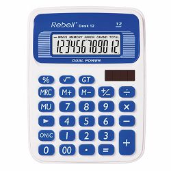 Kalkulator komercijalni Rebell Desk 12 blue