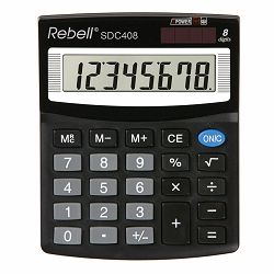 Kalkulator komercijalni Rebell SDC408 black