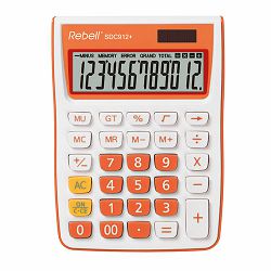 Kalkulator komercijalni Rebell SDC912+orange