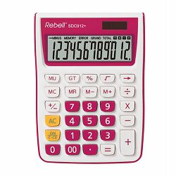 Kalkulator komercijalni Rebell SDC912+Pink
