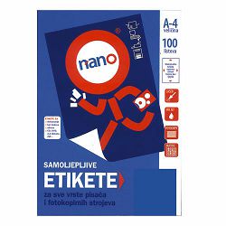 Etikete za laserske i ink-jet pisače Nano, N-89, fi 30 mm, 100/1