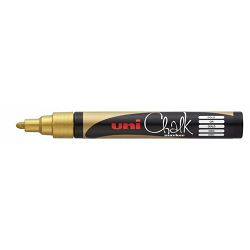 Marker Uni pwe-5m chalk_kreda zlatni