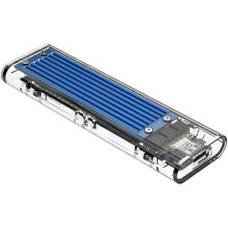 Orico vanjsko kućište M.2 SSD, NMVe/SATA (10Gbps), M-key+B-key, USB3.1, plavo (ORICO TCM2M-C3-BL-BP)