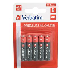 Baterije Verbatim #49874 alkalne AAA 1,5V (pak 10 kom)