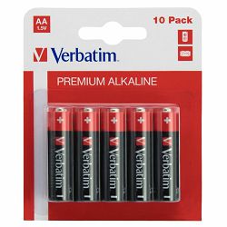 Baterije Verbatim #49875 alkalne AA 1,5V, 10/1