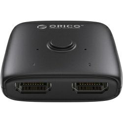 Orico dvosmjerni HDMI razdjelnik, crni (ORICO HS2-A1-BK-EP)