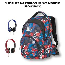 Ruksak Flowpack  Yo red 21867 + slušalice gratis