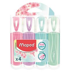 Tekstmarker Maped pastel 4/1 etui