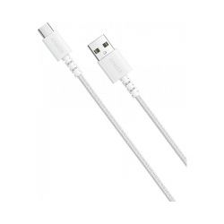 Anker PowerLine Select+ kabel USB-C na USB-A 2.0 pleteni, 0.9m, bijeli, A8022H21
