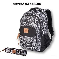 Ruksak Like me floral 26809 + mini pernica floral gratis