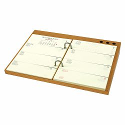 Kalendar stolni, drveno postolje