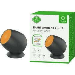 WOOX WiFi Smart LED ambijentalna stolna svijetiljka RGB+CCT, 2.2W, 210lm, 3000K-6000K, Amazon Alexa i Google Assistant (R5145)
