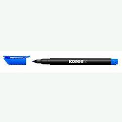 Flomaster Kores, permanent marker OHP, KOR22103, 1 mm, plavi