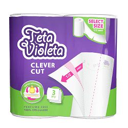 Ručnici papirnati Violeta clever cut 2/1, 3-slojni