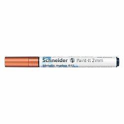 Flomaster Schneider, Paint-It metalik marker  011, 2 mm, bakreni