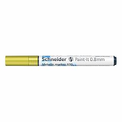 Flomaster Schneider, Paint-It metalik marker  010, 0,8 mm, zlatni
