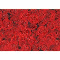 Papir ukrasni rola 2 m x 70 cm Crvene ruže, Herlitz