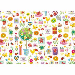 Papir ukrasni rola 2 m x 70 cm Darovi, Herlitz