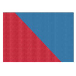 Papir ukrasni rola 2 m x 70 cm Crveno-plava, Herlitz