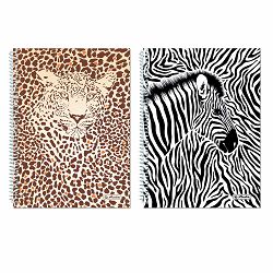 Blok kolegij A5 120 listova točkice, Animal Print, Herlitz, sort motiva