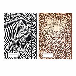 Fascikl prešpan klapna s gumicom, A4, Animal Print, Herlitz