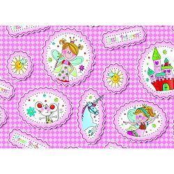 Papir ukrasni rola 2 m x 70 cm Princeza, Herlitz