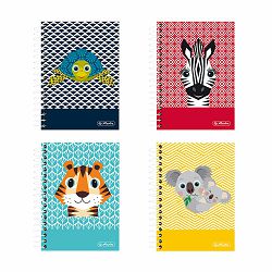Blok za bilješke 100x140 mm, 200 listova, karo, Cute Animals, Herlitz