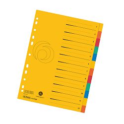 Pregrada kartonska A4, 12/1, Herlitz, sort boja