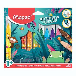 Flomasteri školski Maped Jungle Fever Jumbo 12/1