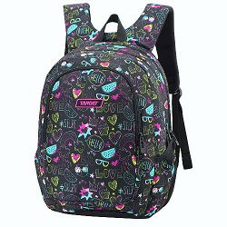 Ruksak Target  3 ZIP DUEL TEEN VIBES 28668 + Pernica gratis 26305