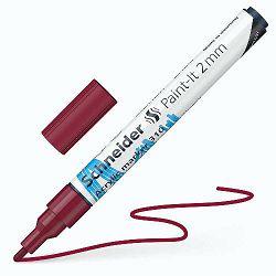 Flomaster Schneider, akrilni marker, Paint-It 310, 2 mm, bordo