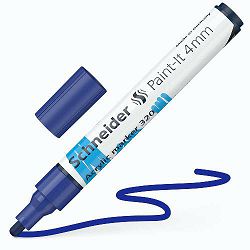 Flomaster Schneider, akrilni marker, Paint-It 340, 4 mm, plavi