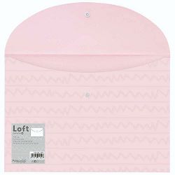 Kuverta s dugmetom PP A4, Foldermate Loft 31695 roza
