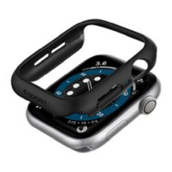 Spigen Thin Fit, zaštitna maska za Apple pametni sat, crna - Apple Watch SE 2022/6/SE/5/4 (44mm)
