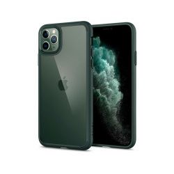 Spigen Ultra Hybrid, zaštitna maska za telefon, midnight green - iPhone 11 Pro (ACS00417)