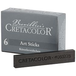 Umjetnički grafitni štapići Cretacolor 2B 7x14 mm, dužina 72 mm, 6 kom u kartonskoj kutiji 406 02