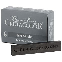 Umjetnički grafitni štapići Cretacolor 4B 7x14 mm, dužina 72 mm, 6 kom u kartonskoj kutiji 406 04