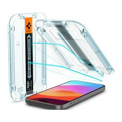 Spigen Glass tR EZ Fit, zaštitno staklo za ekran telefona, 2 kom - iPhone 16/15 (AGL06903)