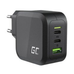 Green Cell (CHARGC08) USB-C 65W Punjač 2x USB-C, 1x USB-A za Apple MacBook Pro 13, Asus ZenBook, HP Spectre, Lenovo ThinkPad