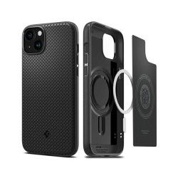 Spigen Mag Armor MagSafe, zaštitna maska za telefon, mat crna - iPhone 15 Plus (ACS06671)