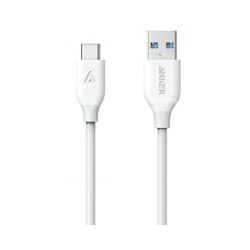 Anker PowerLine kabel USB-C na USB-A 3.0, 0.9m, bijeli, A8163G21