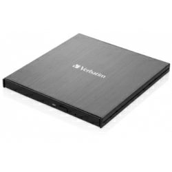 Vanjski snimač Verbatim CD/DVD Slimline, M-Disc kompatibilan, USB3.2/USB-C, crni, 043886 