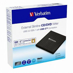 Vanjski snimač Verbatim #98938 CD/DVD, M-Disc, USB 2.0, crni