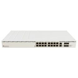 Mikrotik CRS320-8P-8B-4S+RM, ARM 32bit Dual-Core 800 MHz CPU, 256MB RAM, 32MB, 1-8 PoE+(802.3af/at), 9-16 PoE++(802.3af/at/bt), 4x10G SFP+, 8xPoE++ ports (802.bt), 1xRJ45, 1xGLAN, RouterOS L4