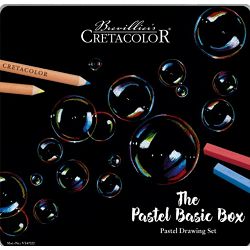 Umjetnički set za crtanje Cretacolor The pastel basic box 27 kom u metalnoj kutiji 470 22