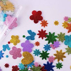 Naljepnice Apli pjena glitter razni oblici 450/1 18751