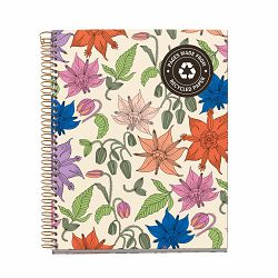 Kolegij blok Miquelrius A5 70g 120L spiralni crte Extra rigid cardboard lifestyle vintage lily MR46811