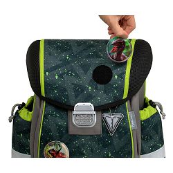 Torba školska Belmil classy with patches green splash 403-13/AG/PC-4 AK_BEL
